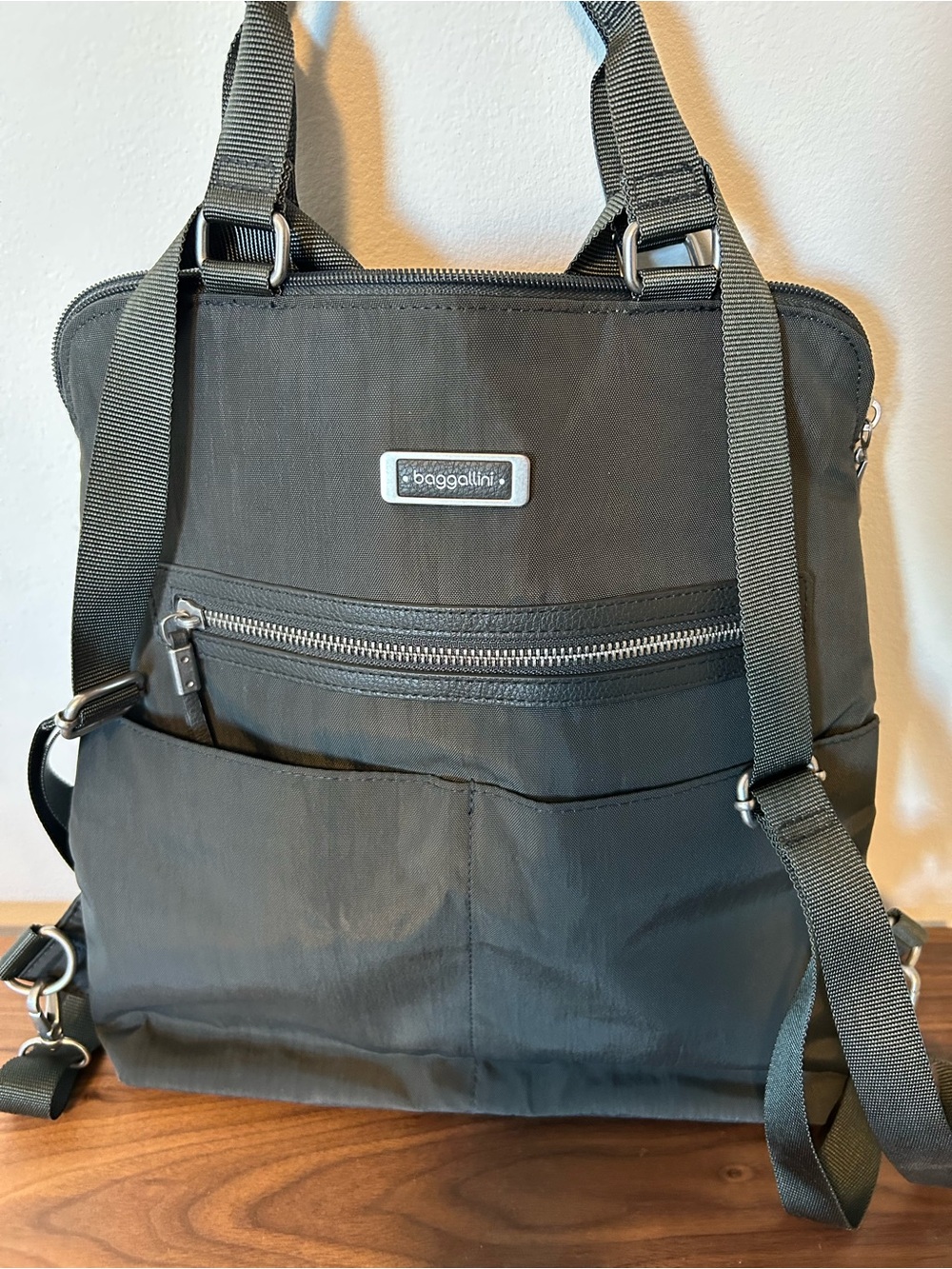 Baggallini 3-in-1 Convertible Backpack Tote in black